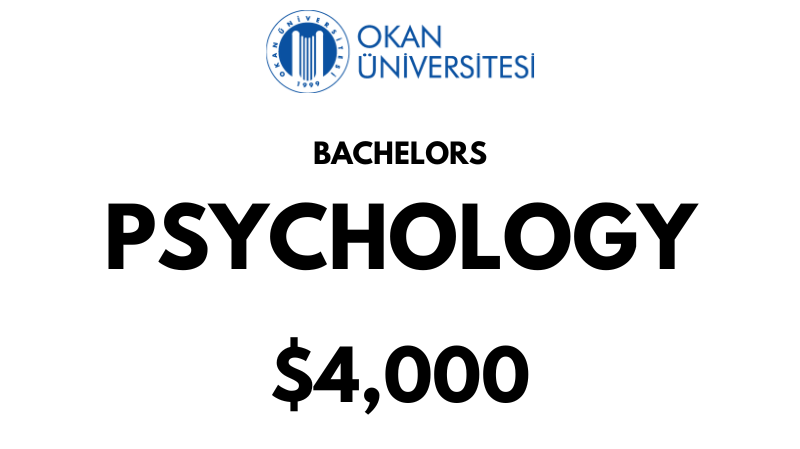 Bachelors of Arts (BA) in Psychology at Istanbul Okan University: Tuition Fee: $4.000/year (After Scholarship)