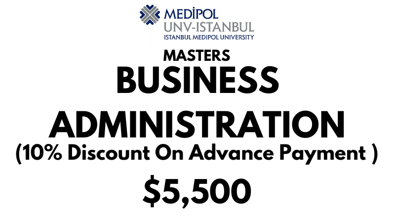 Bachelors of Arts (BA) in Business Administration at Istanbul Medipol University: Tuition Fee: $ 5.500/year (After Scholarship)