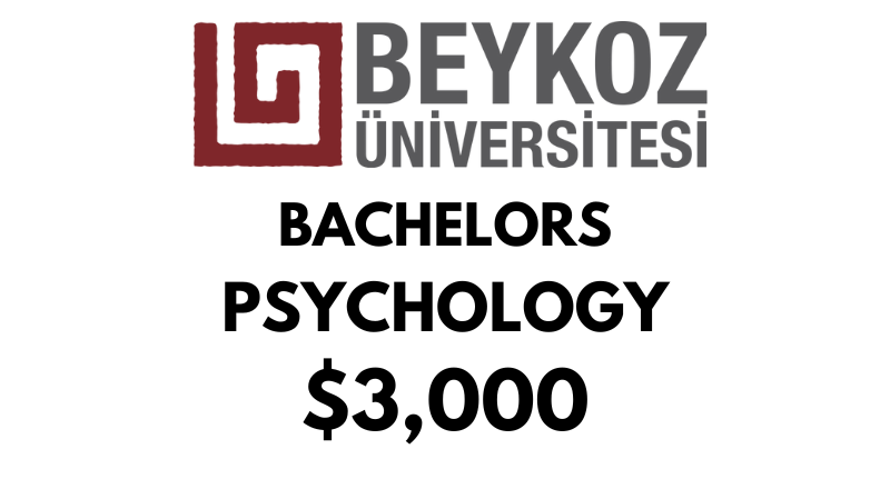 Bachelors of Arts (BA) in Psychology at Beykoz University: $3,000/year (After Scholarship)