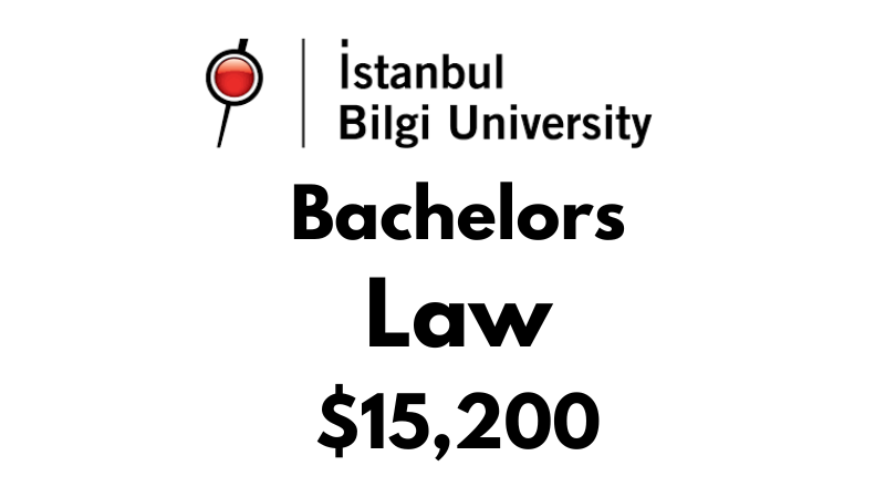 Bachelors of Law at Istanbul Bilgi University: $15.200/year (After Scholarship)