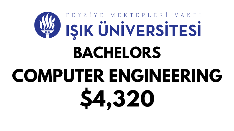Bachelors of Science (BSc) in Computer Engineering at ISIK University: Tuition Fee: $4320/year (After Scholarship)
