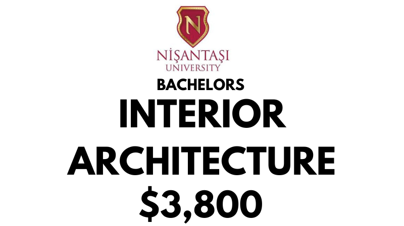 Bachelors of Interior Architecture at Nisantasi University: Tuition Fee: $3,800/year