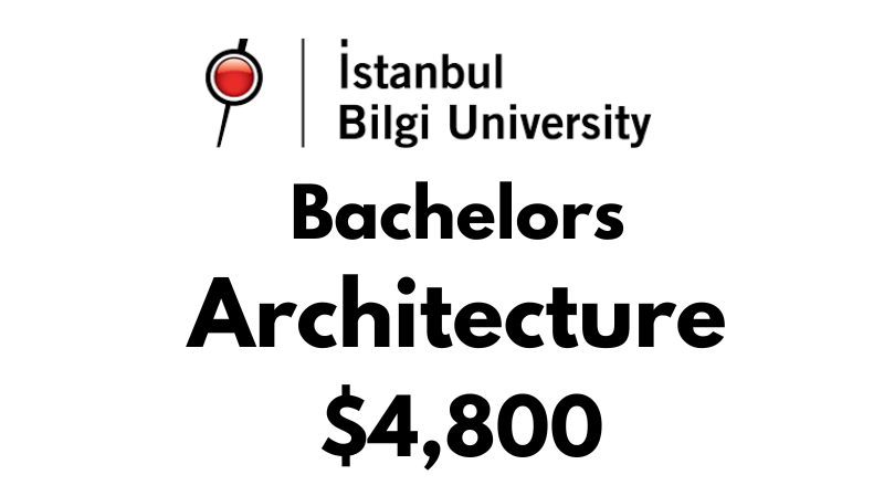Bachelors in Architecture at Istanbul Bilgi University: $4,800/year (After Scholarship)