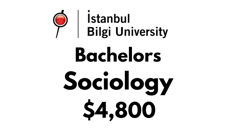 Bachelors of Arts (BA) in Sociology at Istanbul Bilgi University: $4,800/year (After Scholarship)