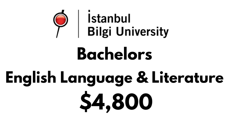 Bachelors of Arts (BA) in English Language & Literature at Istanbul Bilgi University: $4,800/year (After Scholarship)