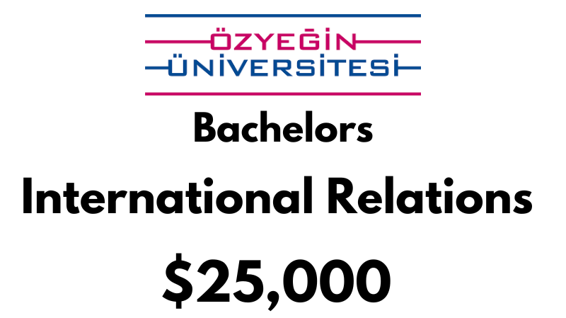 Bachelors of Arts (BA) in International Relations at Ozyegin University: $25,000/year (Scholarship Available)