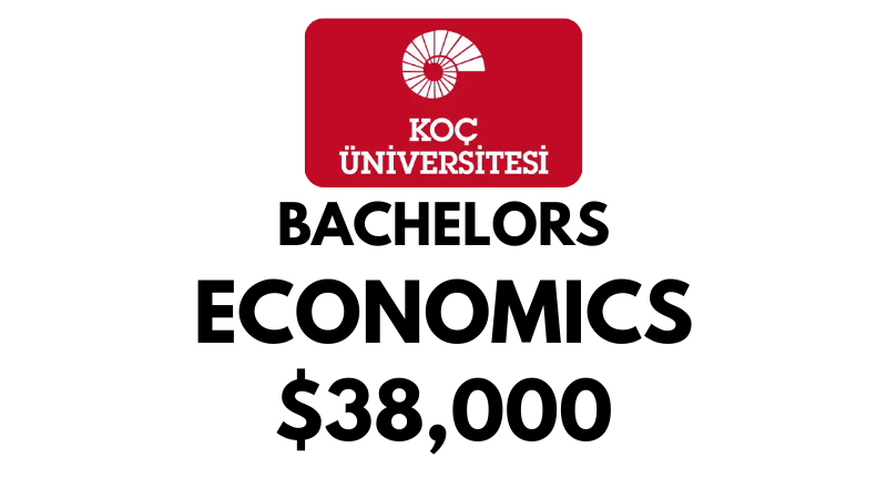 Bachelor of Economics at Koc University: Tuition Fee: $38,000/year (Scholarship Available)