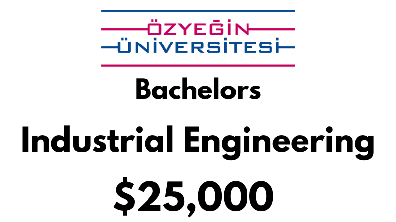 Bachelors of Science (BSc) in Industrial Engineering at Ozyegin University: $25,000/year (Scholarship Available)