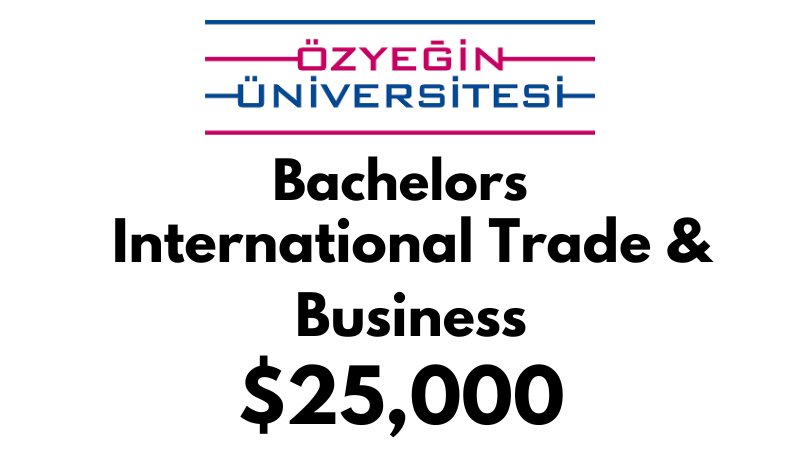 Bachelors of Arts (BA) in International Trade & Business at Ozyegin University: $25,000/year (Scholarship Available)