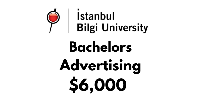 Bachelors of Arts (BA) in Advertising at Istanbul Bilgi University: $6,000/year (After Scholarship)