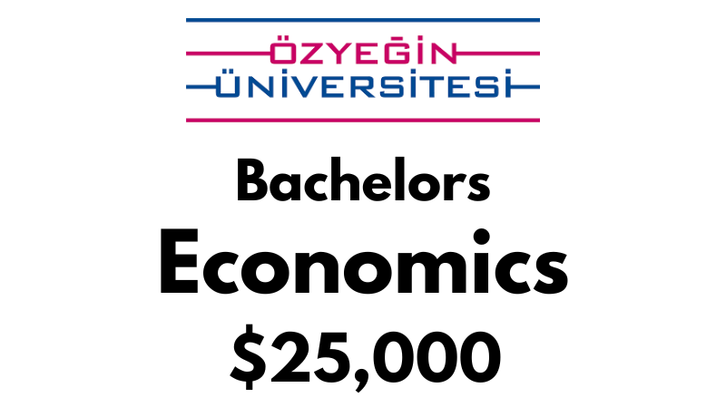 Bachelors of Arts (BA) in Economics at Ozyegin University: $25,000/year (Scholarship Available)