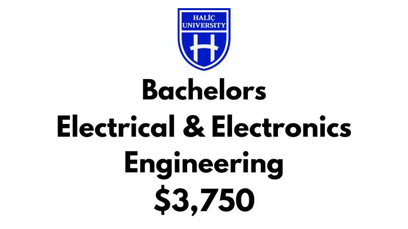 Bachelors of Science (BSc) in Electrical and Electronics Engineering at Halic University: Tuition Fee: $3,750/Year (After Scholarship)
