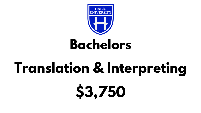 Bachelors of Translation and Interpretation at Halic University: Tuition Fee: $3,750/Year (After Scholarship)