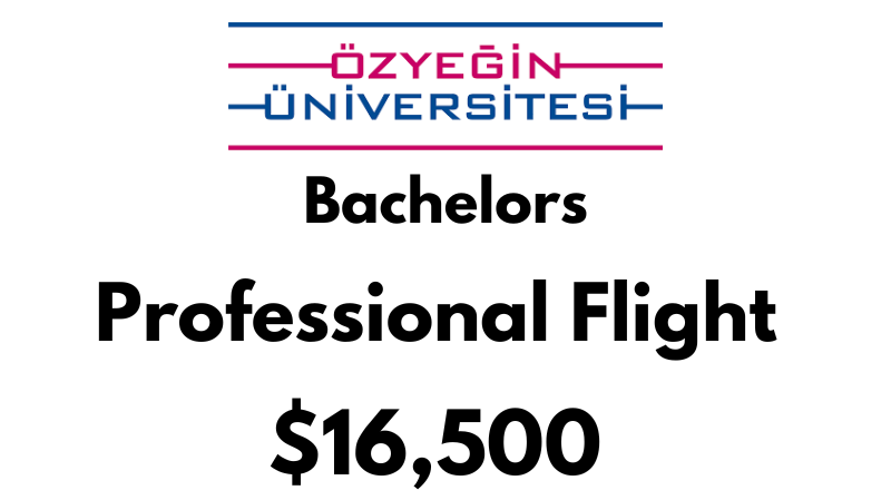 Bachelors of Science (BSc) in Professional Flight Program at Ozyegin University: $16,500/year
