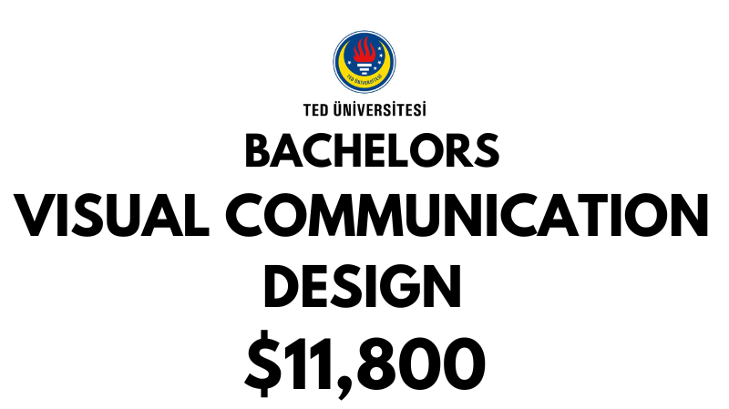 Bachelors in Visual Communication Design at TED University: $11,800/year (Scholarship Available)