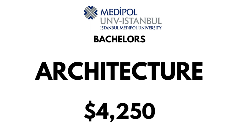 Bachelors of Architecture at Istanbul Medipol University: Tuition Fee: $4.250/year (After Scholarship)