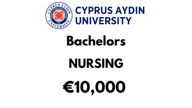 Bachelors of Nursing at Cyprus Aydin University: €10,000/Year (Scholarship Available)