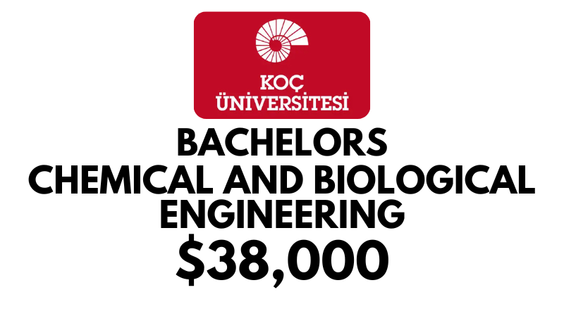 Bachelor of Chemical and Biological Engineering at Koc University: Tuition Fee: $38,000/year (Scholarship Available)