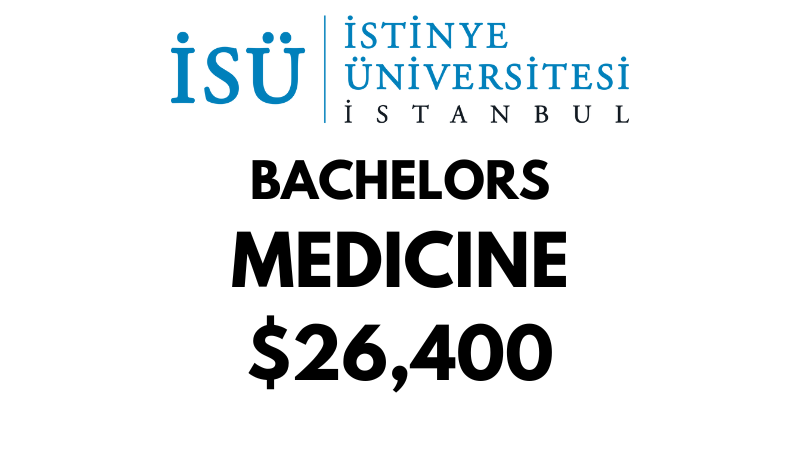 Doctor of Medicine (MD) at Istinye University: Tuition Fee: $26.400/Year