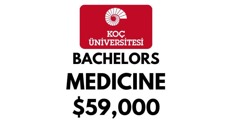 Bachelor of Medicine (MD) at Koc University: Tuition Fee: $59.000/year (Scholarship Available)