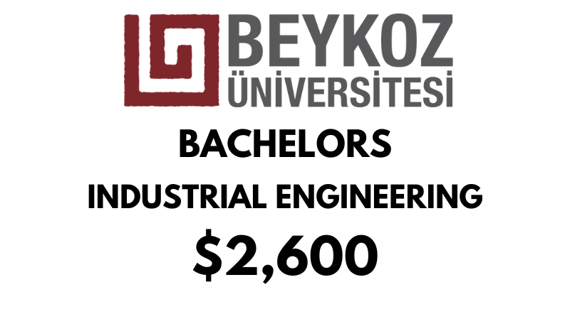 Bachelors of Science (BSc) in Industrial Engineering at Beykoz University: $2,600/year (After Scholarship)