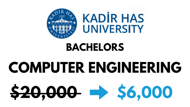 Bachelors of Science (BSc) in Computer Engineering at Kadir Has University: $6,000/year (After Scholarship)