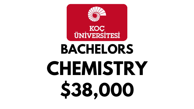 Bachelor of Chemistry at Koc University: Tuition Fee: $38,000/year (Scholarship Available)