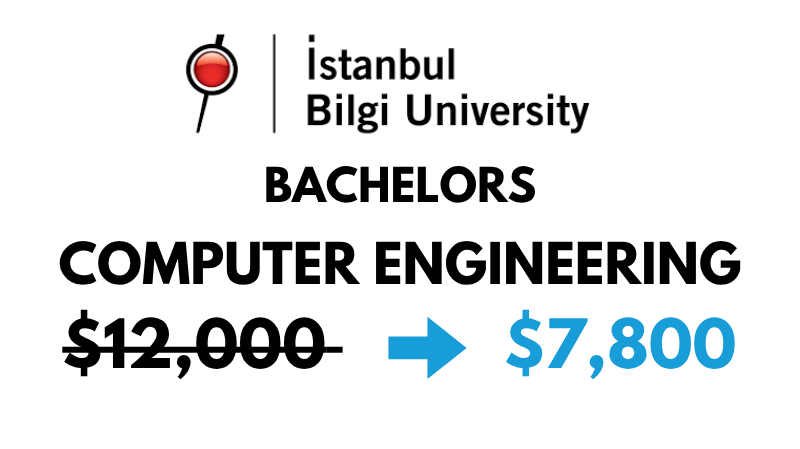 Bachelor of Science (BSc) in Computer Engineering at Istanbul Bilgi University: $7,800/year (After Scholarship)