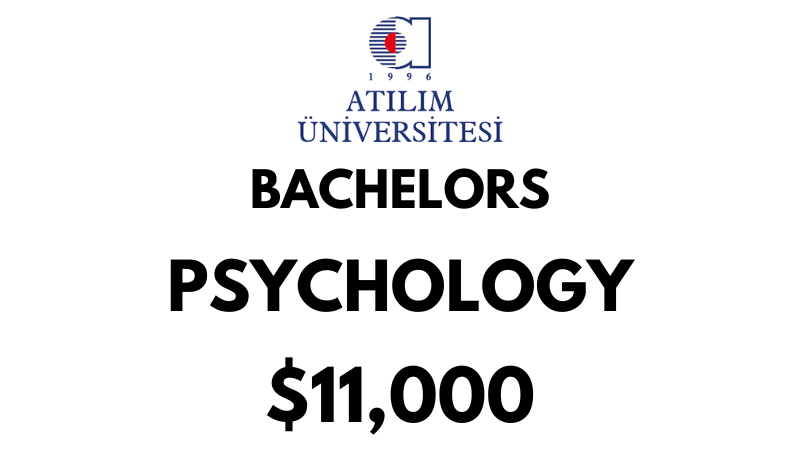 Bachelor of Psychology at Atilim University: Tuition Fee: $11.000/year (Scholarship Available)