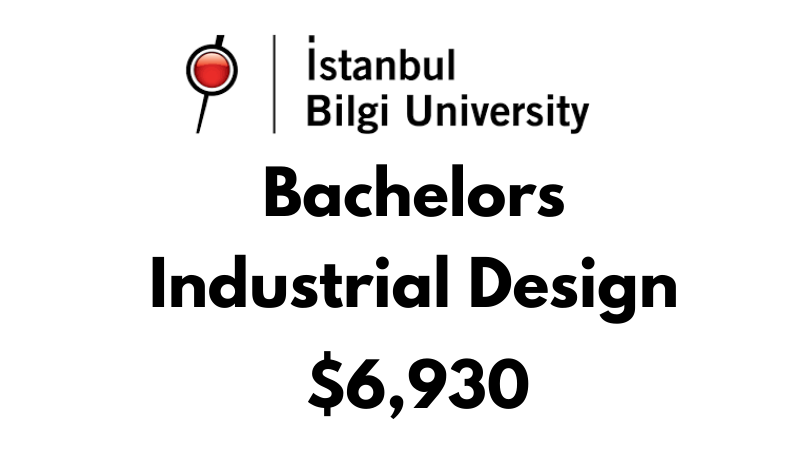 Bachelors of Arts (BA) in Industrial Design at Istanbul Bilgi University: $6.930/year (After Scholarship)