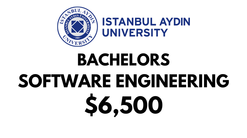 Bachelors of Science (BSc) in Software Engineering at Istanbul Aydin University: $6,500/year (Scholarship Available)