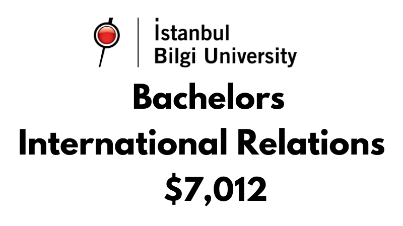 Bachelors of Arts (BA) in International Relations at Istanbul Bilgi University: $7.012/year (After Scholarship)