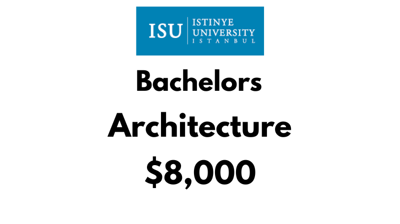 Bachelor of Architecture at Istinye University: Tuition Fee: $8,000/year (After Scholarship)