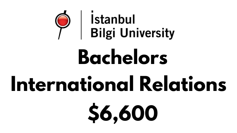Bachelors of Arts (BA) in International Relations at Istanbul Bilgi University: $6.600/year (After Scholarship)