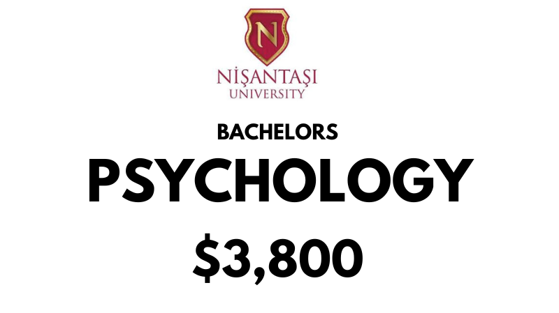 Bachelors of Psychology at Nisantasi University: Tuition Fee: $3,800/year (After Scholarship)