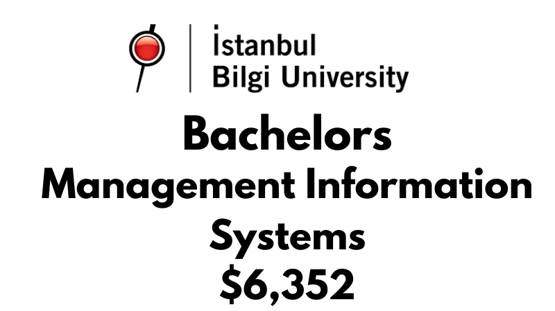 Bachelor of Management Information Systems at Istanbul Bilgi University: $6.352/year (After Scholarship)