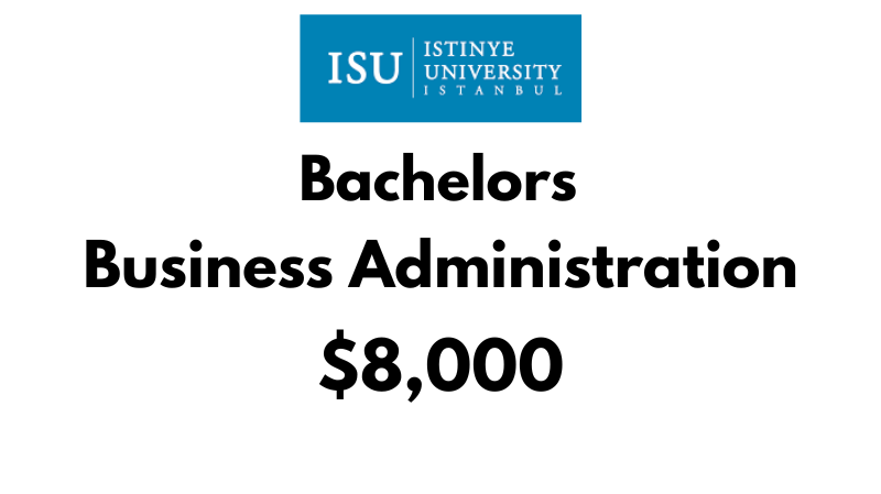 Bachelor of Business Administration at Istinye University: Tuition Fee: $8,000/year (After Scholarship)