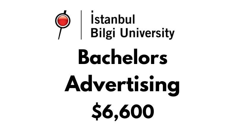 Bachelors of Arts (BA) in Advertising at Istanbul Bilgi University: $6.600/year (After Scholarship)