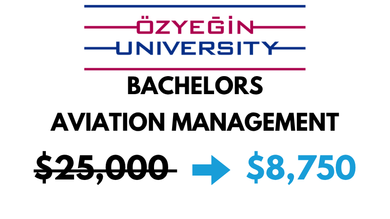 Bachelor of Science (BSc) in Aviation Management at Ozyegin University: $8,750/year (After Scholarship)