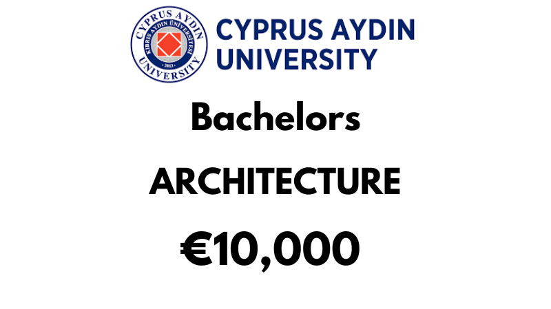 Bachelors of Architecture at Cyprus Aydin University: €10,000/Year (Scholarship Available)