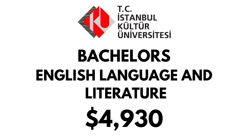 Bachelor of English Language and Literature at Istanbul Kultur University: Tuition Fee: $4,930/year (Scholarship Available)