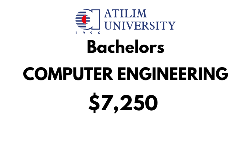 Bachelor of Computer Engineering at Atilim University: Tuition Fee: $7,250/year (After Scholarship)