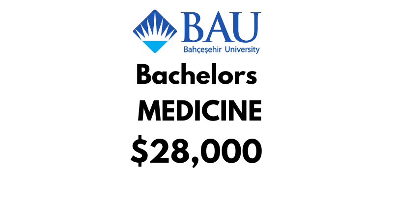 Bachelors of Medicine (MD) at Bahçeşehir University (BAU): Tuition Fee: $28,000/year (After Scholarship)