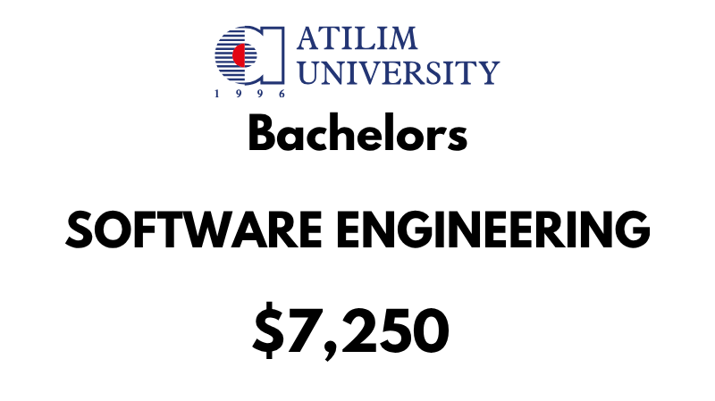 Bachelor of Software Engineering at Atilim University: Tuition Fee: $7,250/year (After Scholarship)