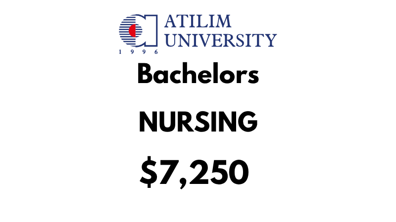 Bachelor of Nursing at Atilim University: Tuition Fee: $7,250/year (After Scholarship)
