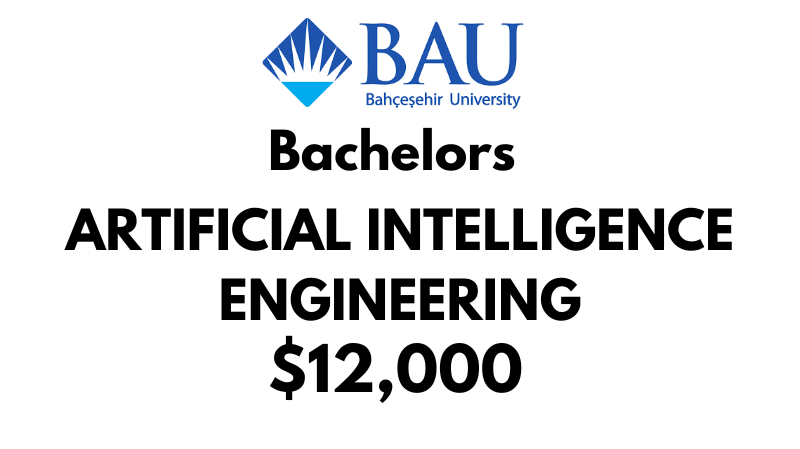 Bachelor of Artificial Intelligence Engineering at Bahçeşehir University (BAU): Tuition Fee: $12,000/year (After Scholarship)
