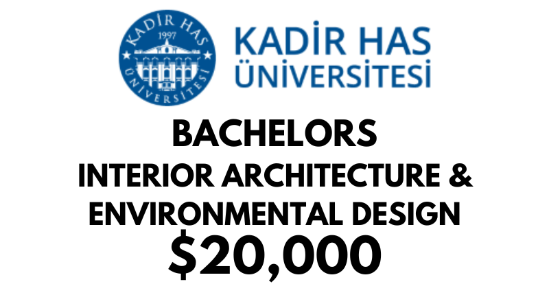 Bachelors in Interior Architecture and Environmental Design at Kadir Has University: $20,000/year (Scholarship Available)