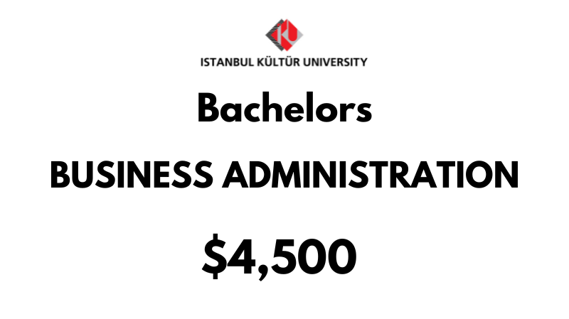 Bachelor of Business Administration at Istanbul Kultur University: Tuition Fee: $4,500/year (After Scholarship)