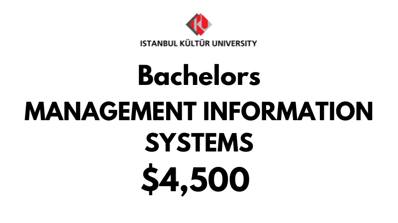 Bachelor of Management Information Systems at Istanbul Kultur University: Tuition Fee: $4,500/year (After Scholarship)