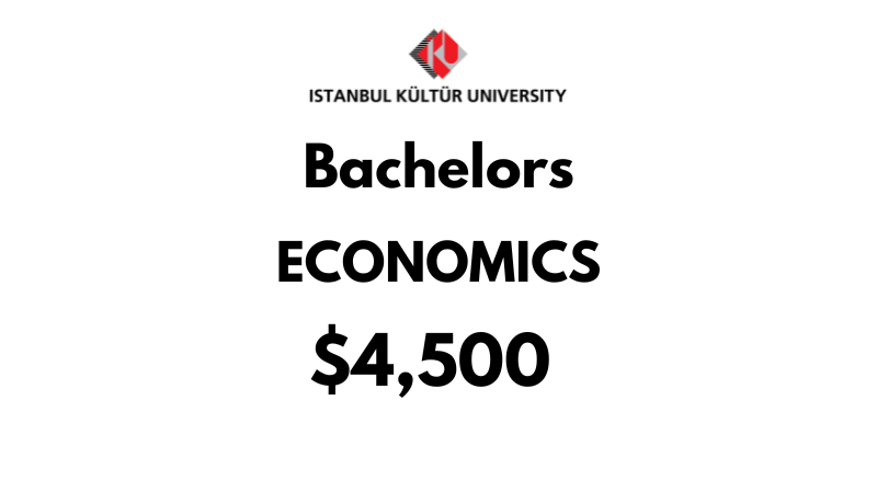 Bachelor of Economics at Istanbul Kultur University: Tuition Fee: $4,500/year (After Scholarship)